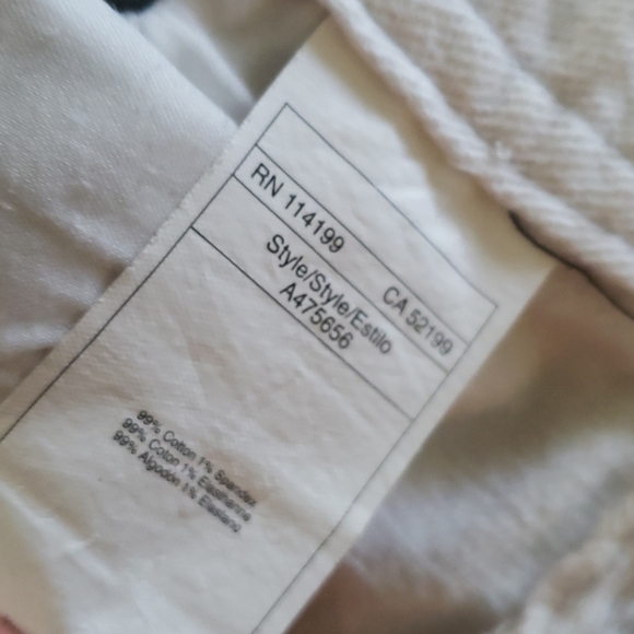 VINTAGE White Roxie Jean's Mini Skirt Size 11 - Picture 5 of 8